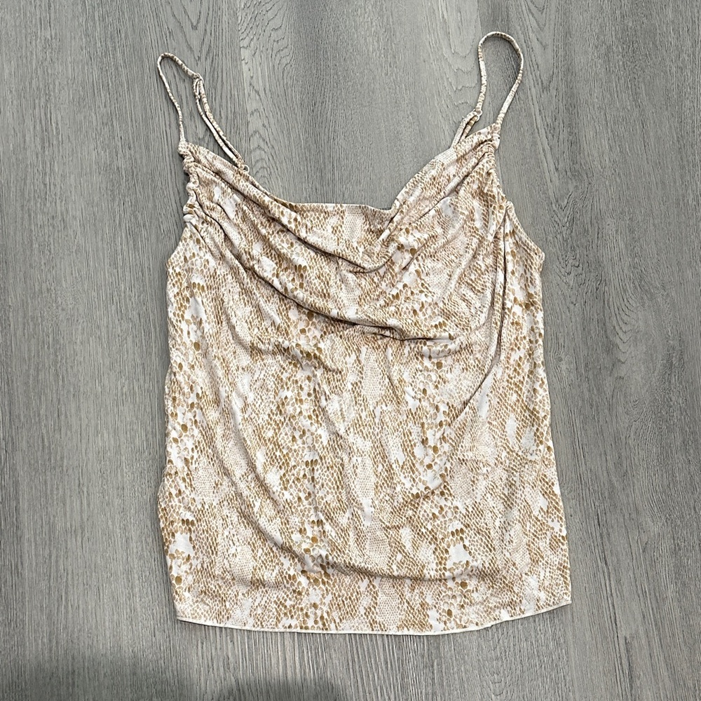 Free People Snake Print Women's Top